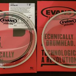 Evans 8 inch Drum Heads Set Of 2
