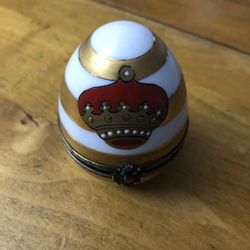 Faberge Imperial “Louis XIV Crown” Limonges Egg