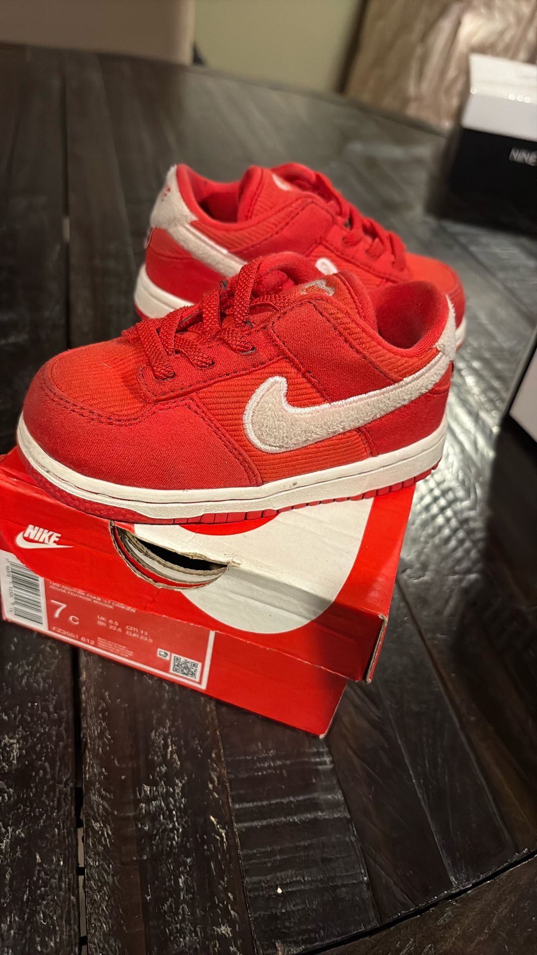 Toddler Nike Dunk Low Red