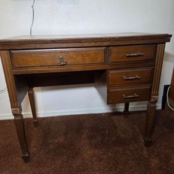 Vintage Mid-Century Sears Sewing Desk / Craft Vanity