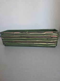 Ceramic Rectangular Planter Box