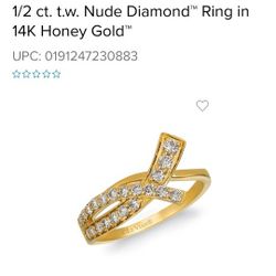 Levian Nude Diamond Ring 