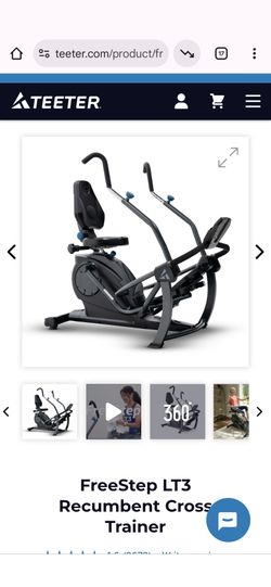 Teeter FreeStep LT3 Recumbent Cross Trainer