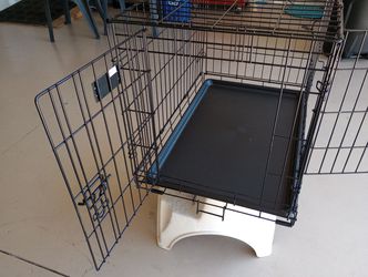 Amazon's Choice for Medium Folding Dog Pet Cage iCrate 1530DD Double Door  Thumbnail