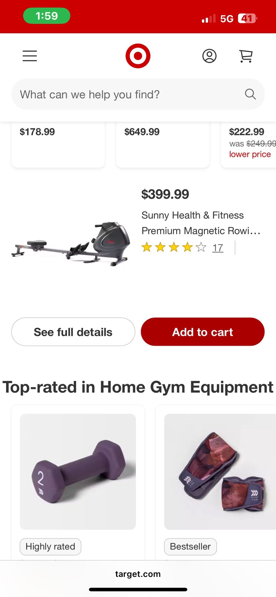 Machine Smart Rower with Exclusive SunnyFit App