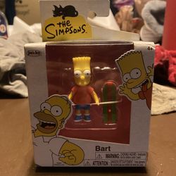 Jakks Pacific The Simpsons Bart 2.5-Inch Mini Action Figure
