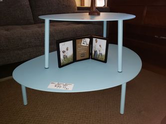 2 Blue Coffee Tables
