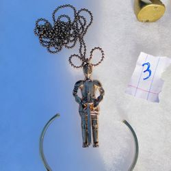 Necklace And silver Bracelet
