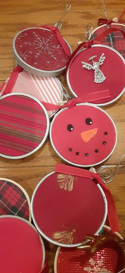 Assorted Christmas ornaments