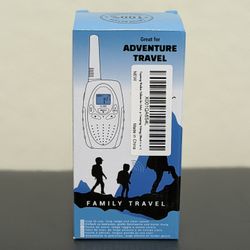 Walkie Talkies 2-Pack – Long Range Kids/Family Radios (New)