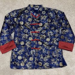 Blue Chinese Robe With Dragons (youth med)