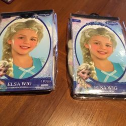 New In Package - Disney - Frozen - Elsa - Child Size Wig.      Non-smoking Home
