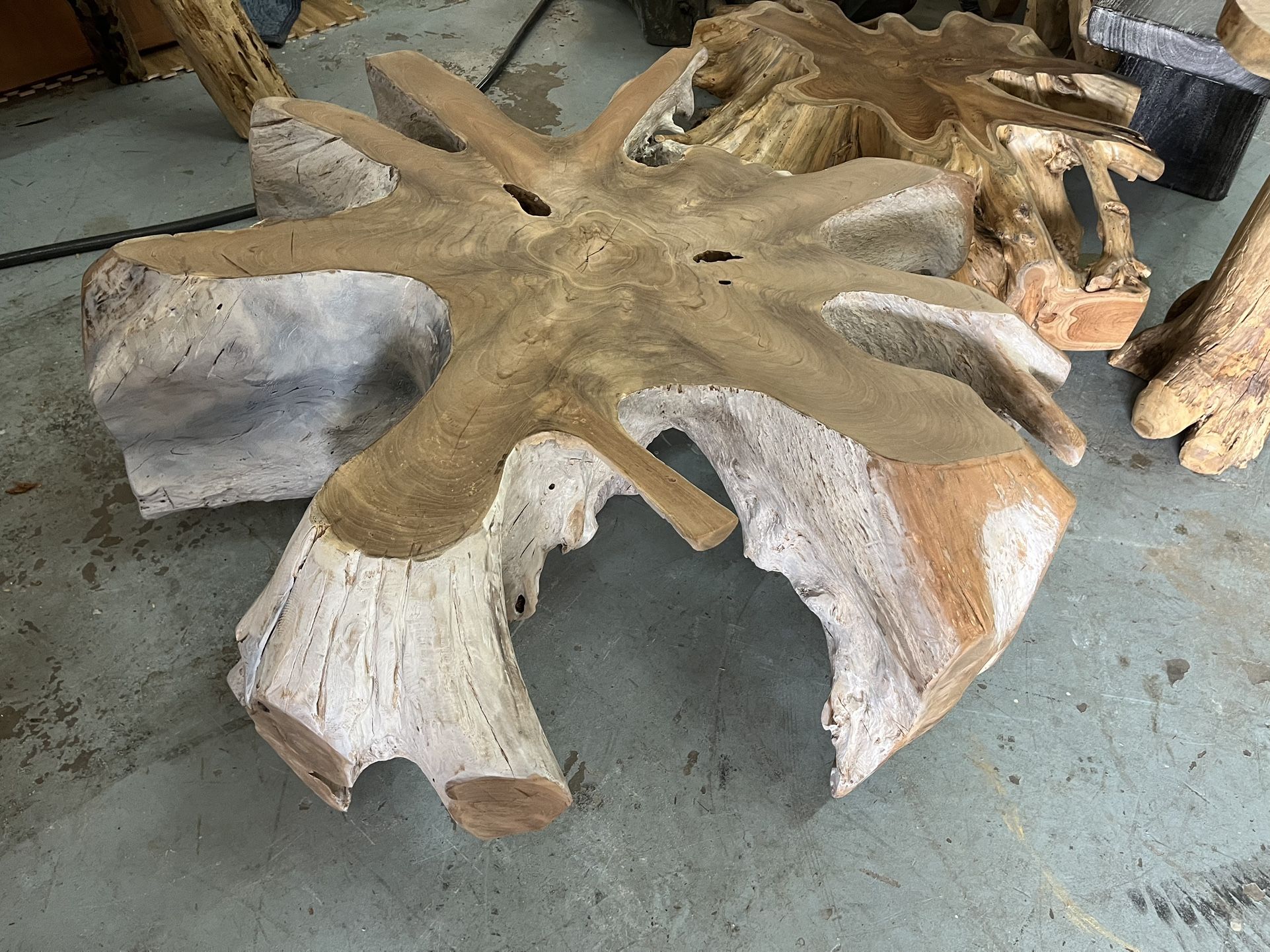 4 Ft Teakwood Coffee Table 18” Height
