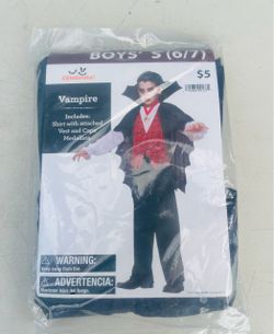 Pokémon and Vampire Halloween Costume Pokémon one size fits most vampire size 6/7 $5 ea.