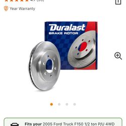 Duralast Brake Rotor Front