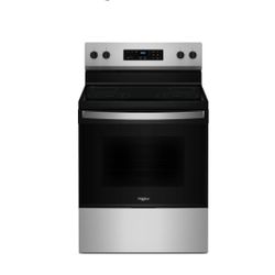 Whirlpool® 30" Stainless Steel Freestanding Electric Range