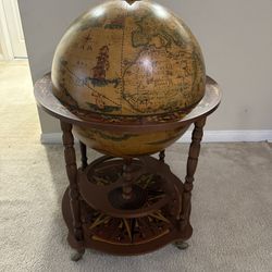 Antique globe bar