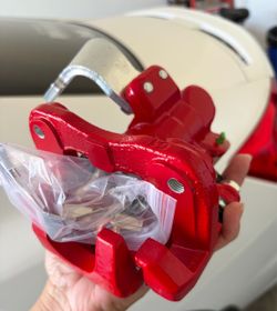 PowerStop Rear Red Powder Coated Brake Caliper Pair