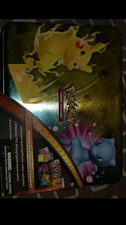 Pokemon shining Treasure Chest with 5 packs