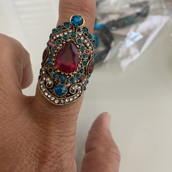 Brand New Colorful Ring Size 8 