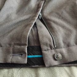 Haggar Mens Dress Pants Gray 36" x 30