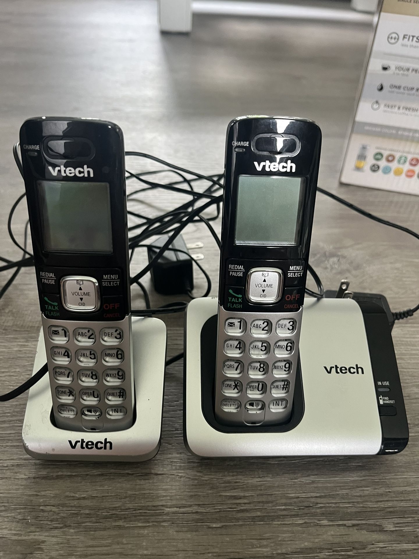SET OF 2 VTECH PHONES