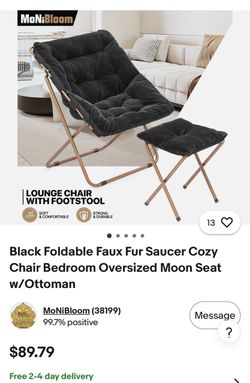 Cozy bedroom chair