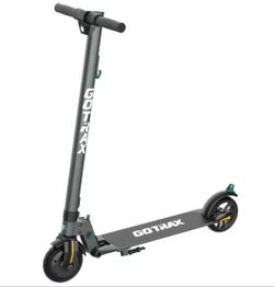 GOTRAX G2Plus Foldable Electric Scooter for Adults with 6” Tires 200W 12mph Gray
