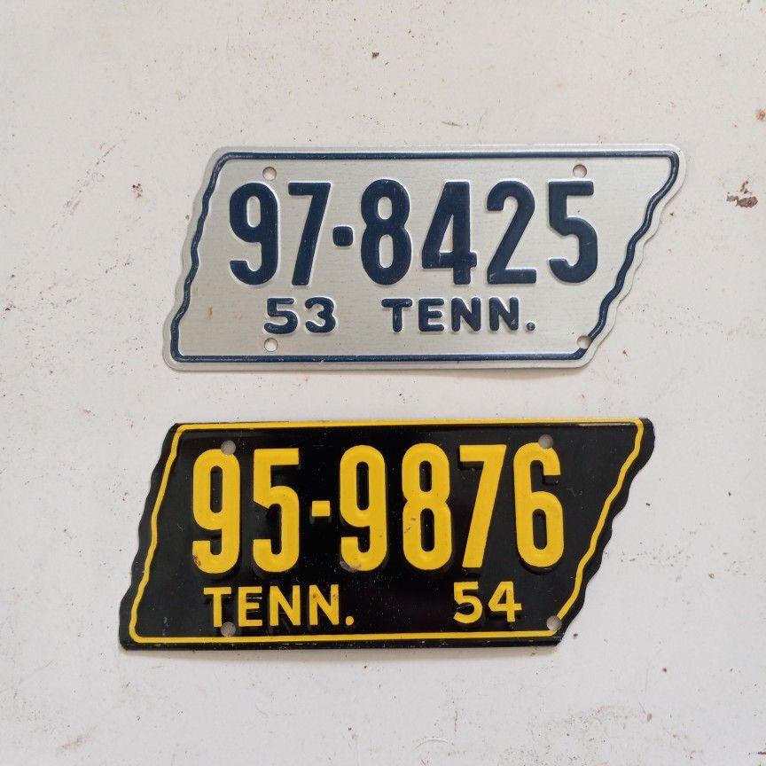 Antique Bike Tags