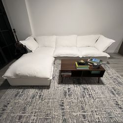 White Cloud Sectional (New In Boxes)