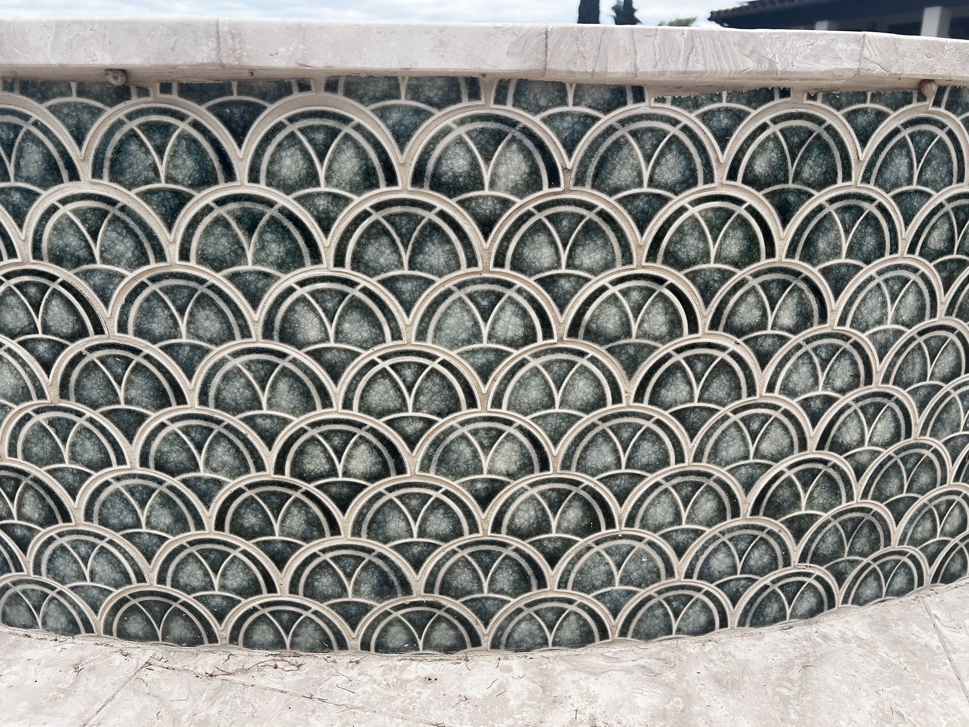 Pool Tile - New In Boxes - Jade Green Jewel