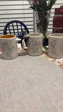 Rae Dunn Disney Snow White Mug Set of 3