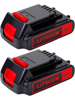 20V 4.0Ah Battery for Black and Decker Lithium-Max Tools 2-Pack