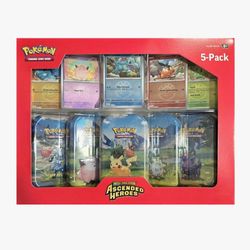 Pokemon Ascended Heroes Mini Tins 5-Pack