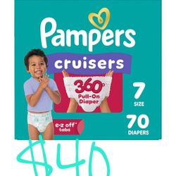 Pampers Size 7 80 Count $40