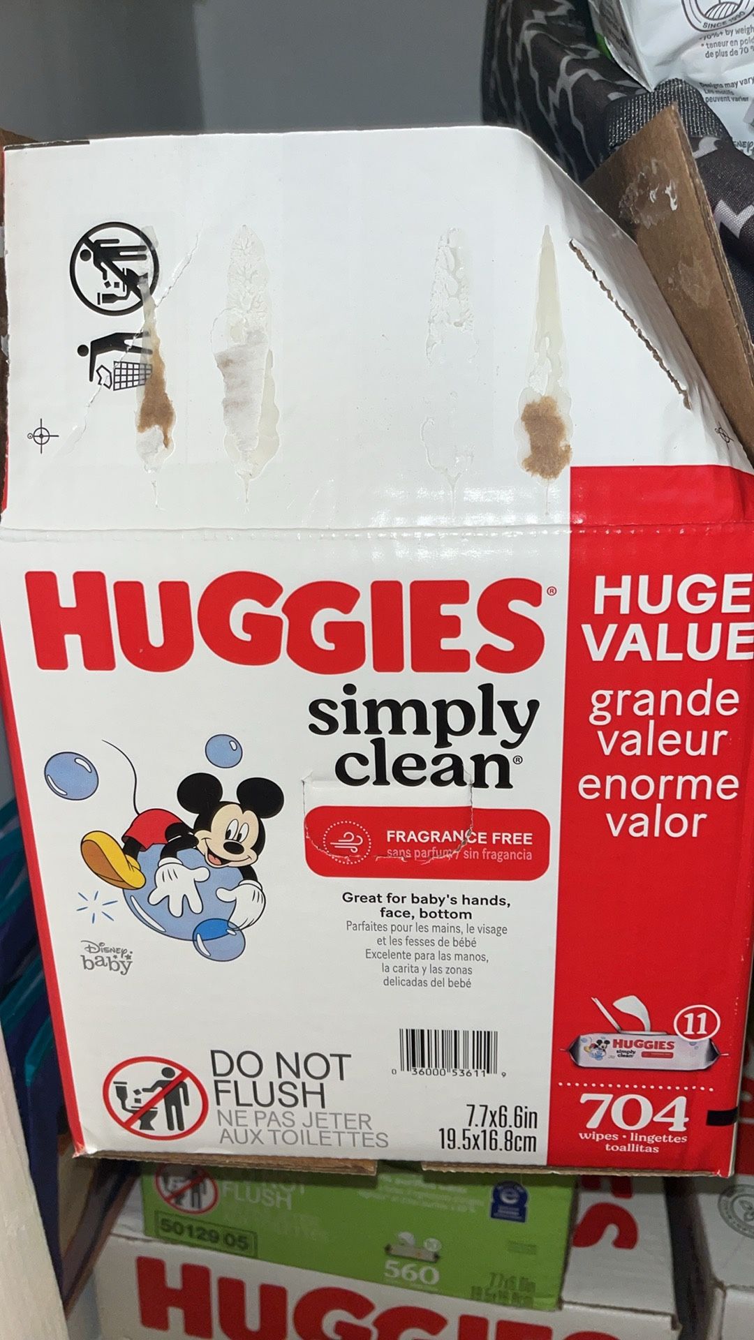 Huggies Wipes New Just Box Is Opened 