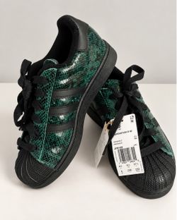 Adidas Superstar II W Sneakers Green Snake Print
