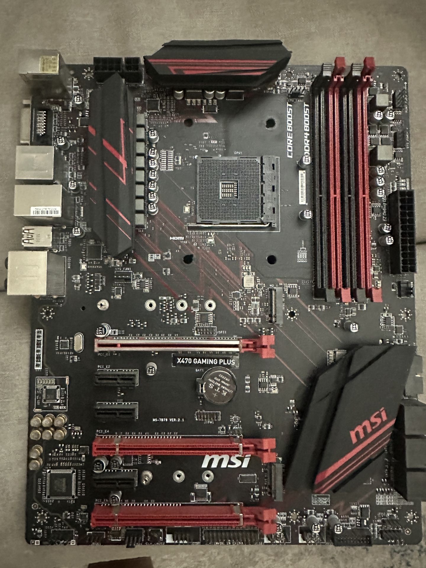 MSI X470 Gaming plus