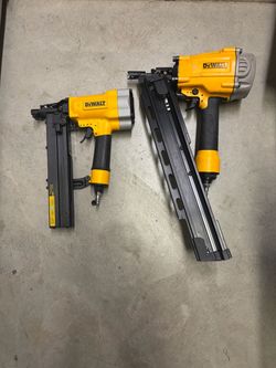 $160 each one Dewalt Framing or Lathing Wide Crown staple Gun - de latillar