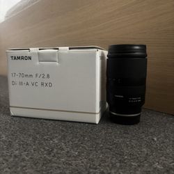 New Tamron 17-70mm f/2.8 Di iii - A VC RXD Lens Not Free 