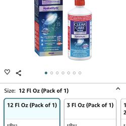 Clear Care 12oz New Unopened Box