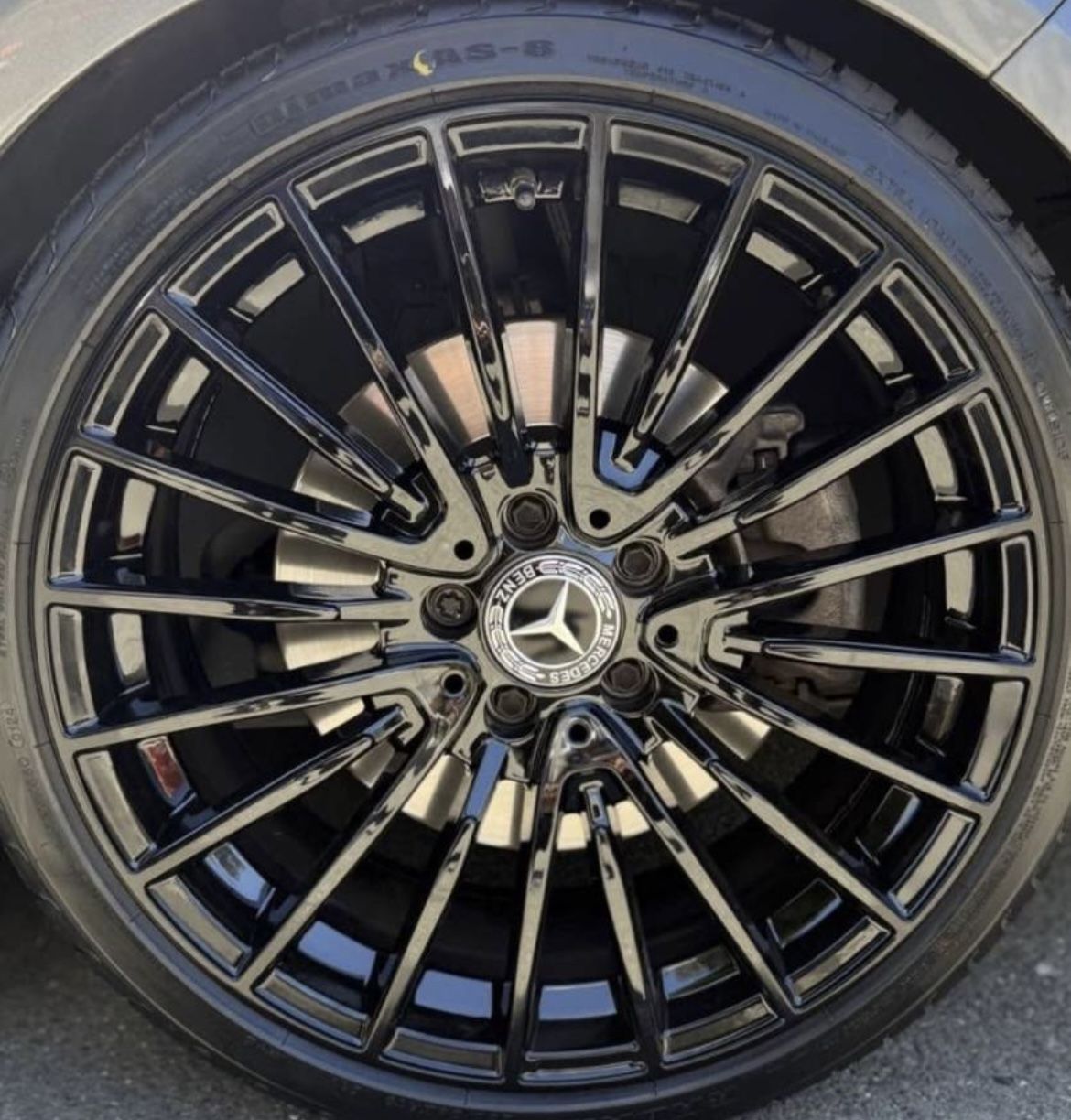 Mercedes 19” New Amg Style Rims New Tires Set C300 Cla Cls C350 E300