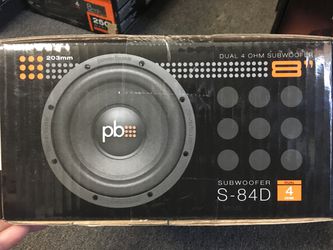 Powerbass subwoofer 8’’ new with warranty