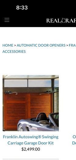 Garage Door Swing