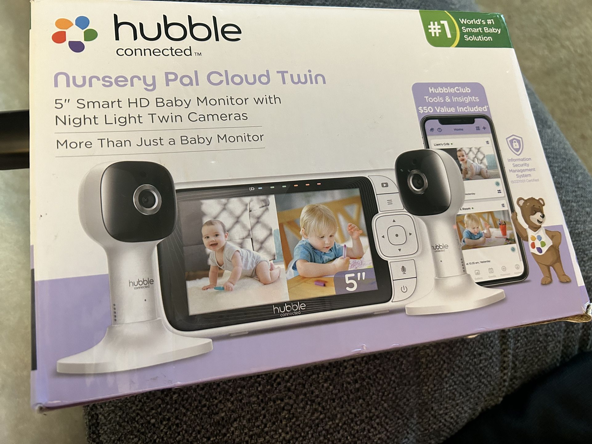 Hubble Nursery Pal Cloud Twin