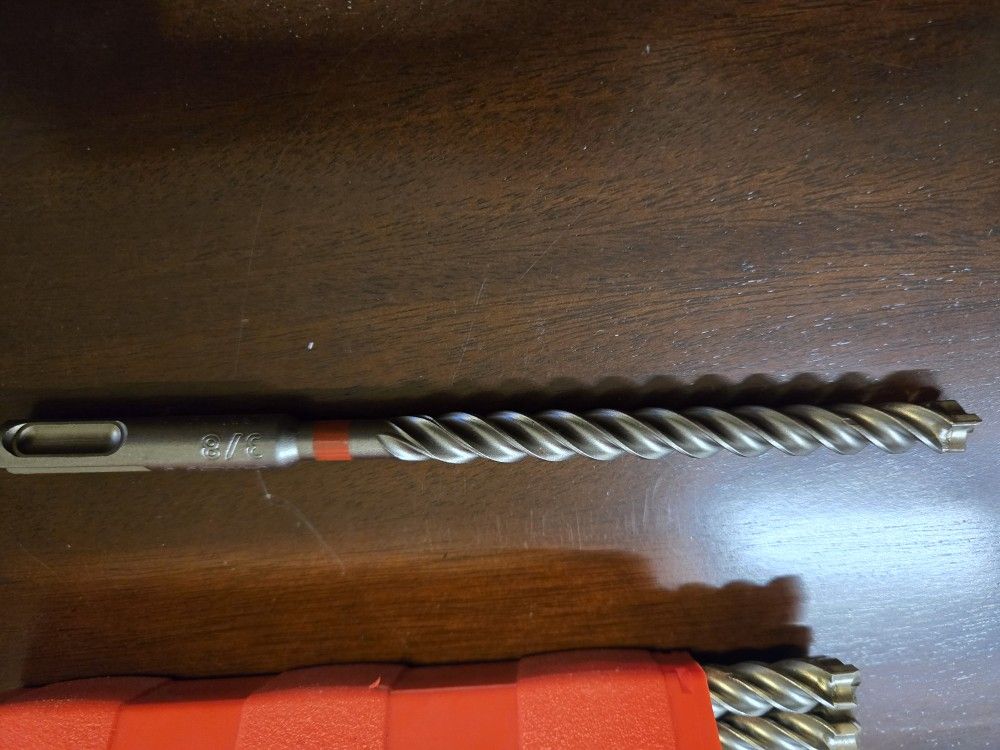 Hilti TE-C 3/8 in. x 6 in. SDS-Plus Carbide Hammer Drill Bit 6 pieces 