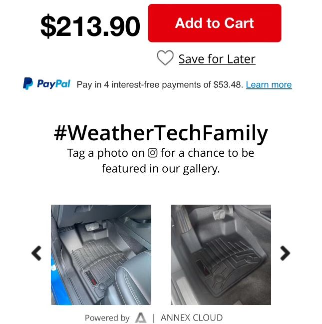 Weathertech Laser Cut Floor mats Ford Explorer 2017/2018/2019 for Sale