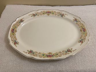 Stetson China Company YORK 15” Oval Platter