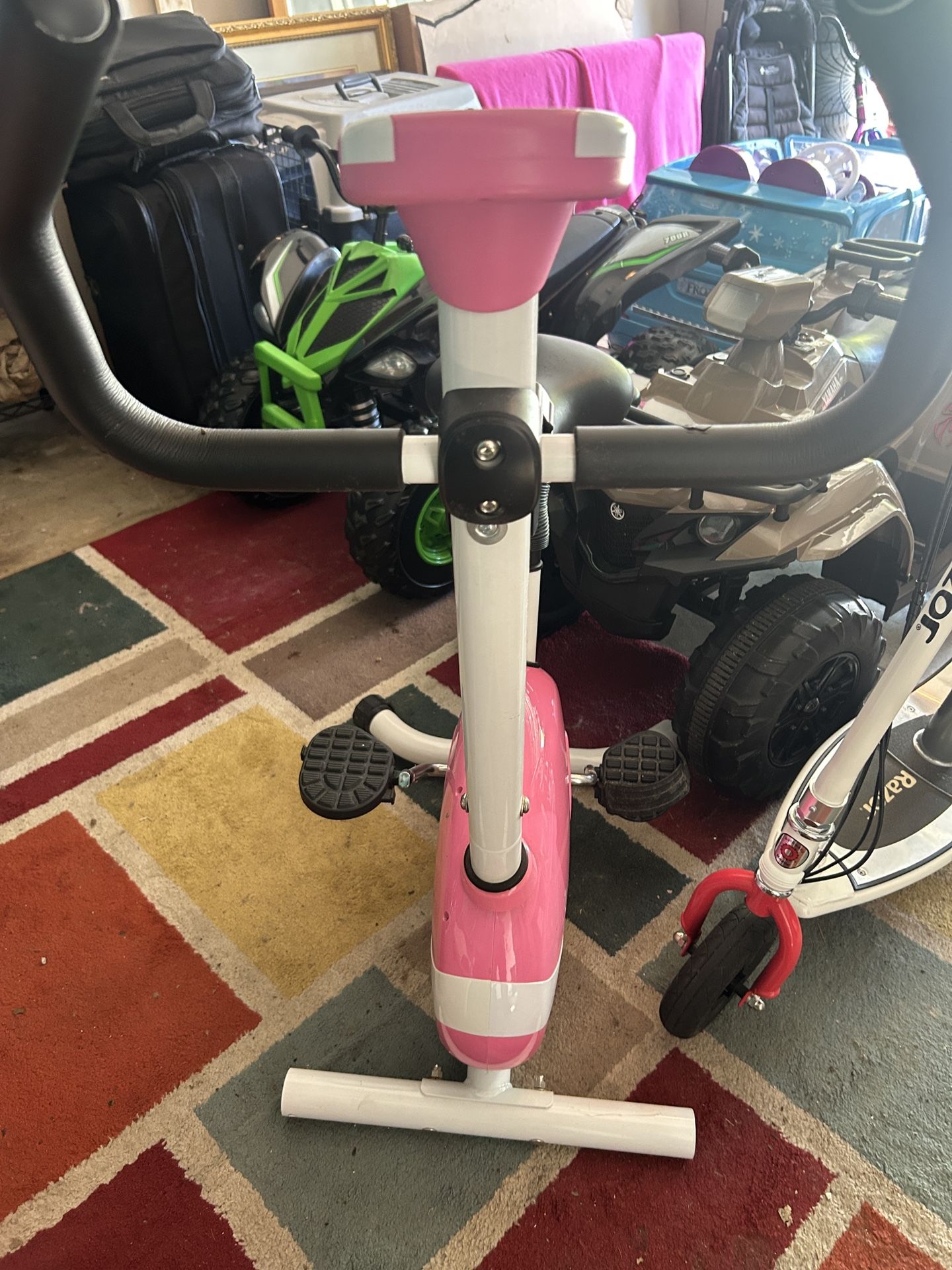 Pink Exercise Bike