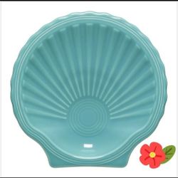 FIESTA TURQUOISE SHELL PLATE